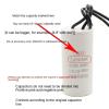 Motor Run Capacitors CBB60 450V AC Starting Capacitor 5% 3/4/5/6/8/10/12/14/15/16/18/20/25/30/40/45/50/60UF for Washing Machine (Size : 45UF) view 3