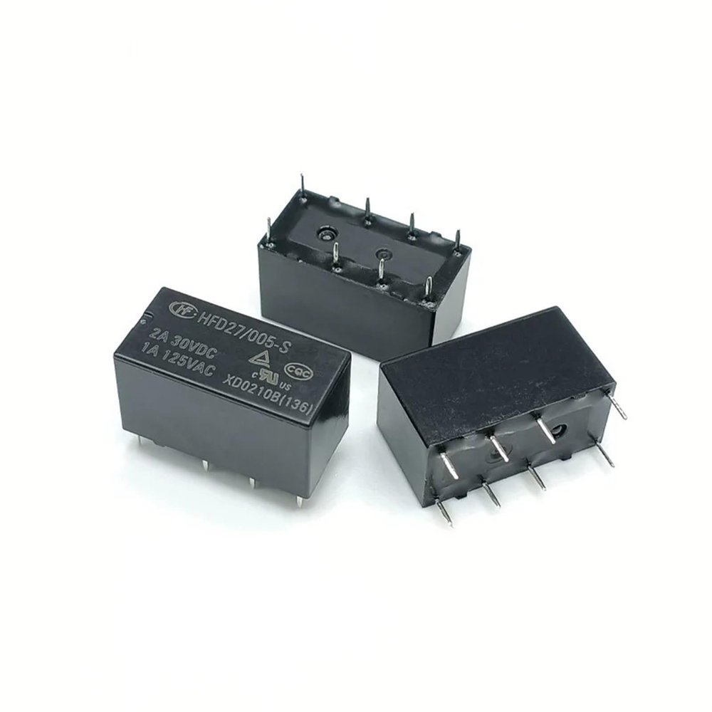 TOBAYA Relays 5PCS/10PCS HFD27-005/012/024-S 8Pin 2A 30VDC (Size : 5PCS HFD27-24-S)