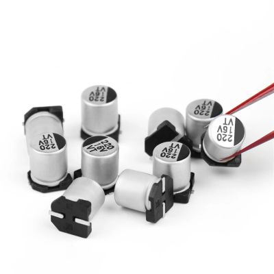 130Pcs SMD Aluminum Electrolytic Capacitor Assortment Kit 13Values 1uF-220uF 1uF 2.2uF 4.7uF 10uF 22uF 47uF 100uF 220uF