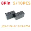 TOBAYA Relays 5PCS/10PCS JQX-115F-2ZS4 5V12V24V 8Pin 8A 250VAC (Size : 5PCS JQX-115F12-2ZS4) view 2