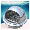 Round Wall Vents Stainless Steel Vents Diameter Duct,Fly Screen and Drip Deflector Round Bull Nosed Extractor Fan Vent Cover, for Home or Industrial Applications (Size : 200mm/7.87in) view 1