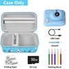 Leayjeen Kids Camera Case Compatible with Gofunly/Aasonida/CAMCLID/LETSHAHA Kids Instant Print Camera, Kids Instant Camera for 1080P Printed Photos,Birthday Gifts for Kids-Blue Sharks(Case Only) view 4