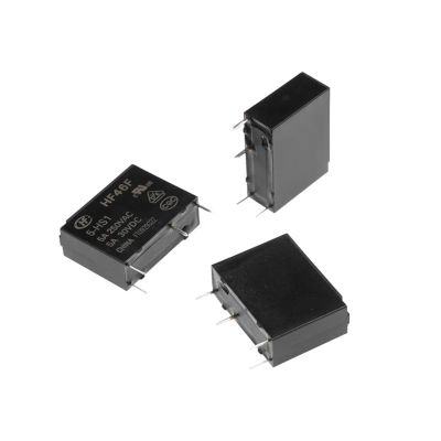 TOBAYA 10PCS Relays HF46F-5V-12V-24V-HS1 4Pin 5A 250VAC (Size : HF46F-24-HS1)