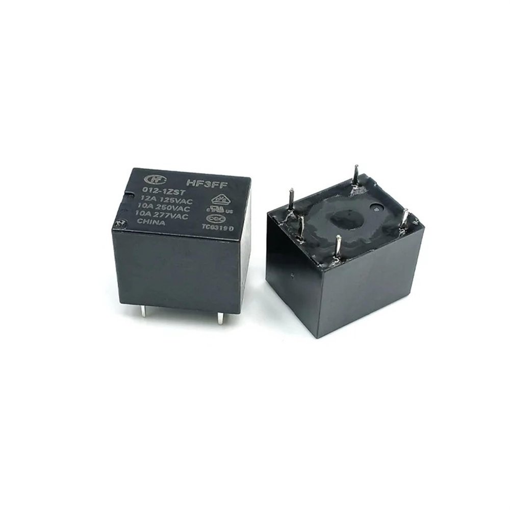 TOBAYA 5PCS/10PCS Relays HF3FF-5V-12V-24V-1ZST 5Pin10A 250VAC (Size : 5PCS HF3FF-24V-1ZST)