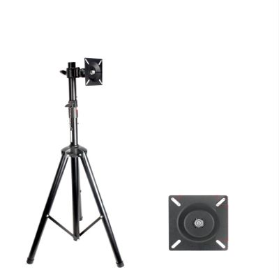 DL-ST100 10"-27" TV Tripod Stand On Floor LCD Monitor Holder Height Adjustable 180cm 150cm 120cm 360 Rotate
