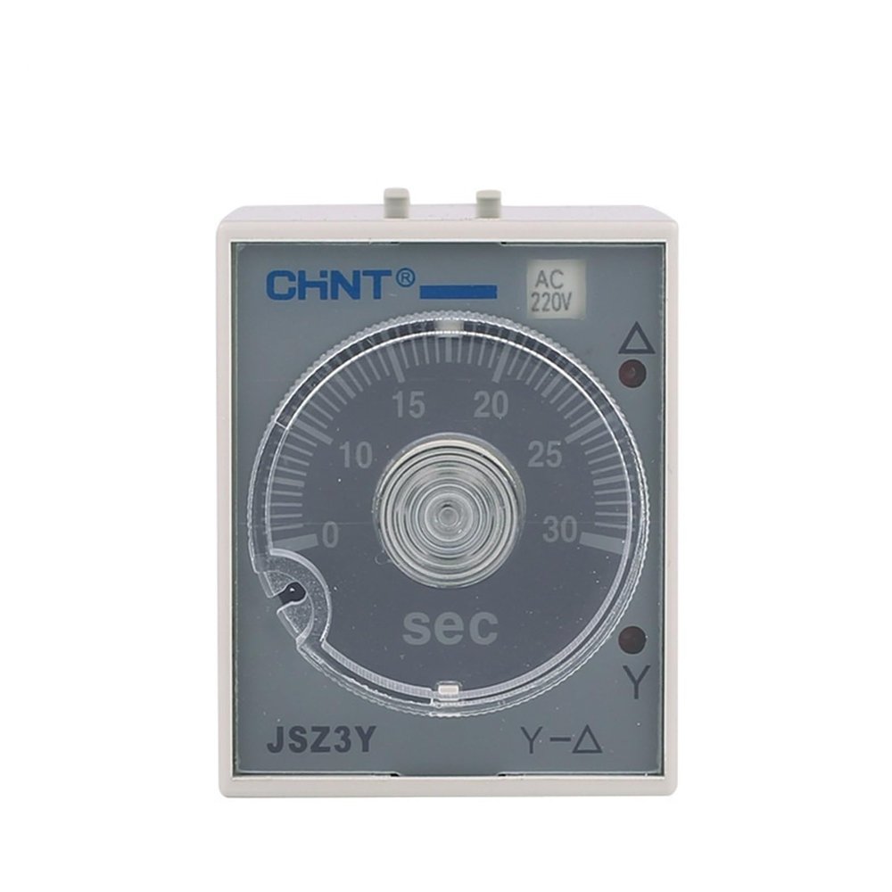 TOBAYA Time Relay JSZ3Y Timing 220V Adjustable 380V Star-Delta Start delay Type 10s30s (Size : JSZ3Y 10s AC36V)