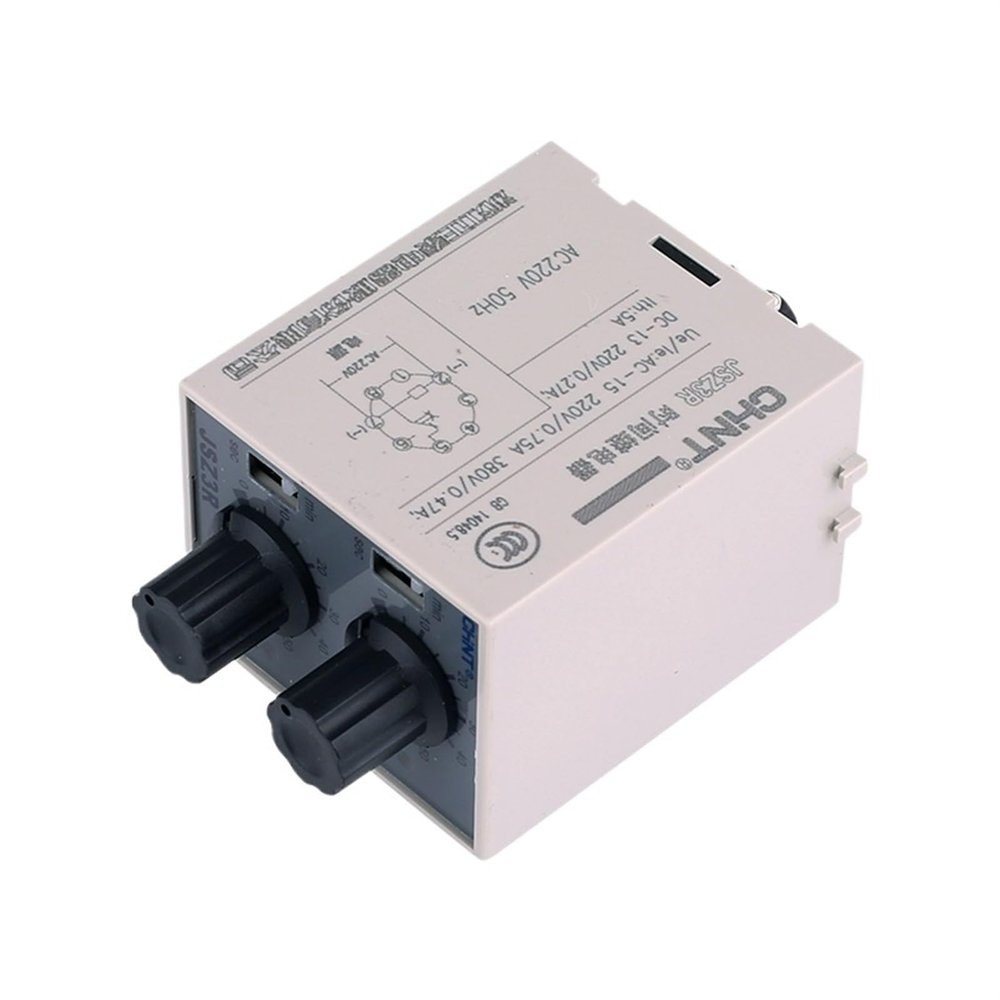 TOBAYA Time Relay JSZ3R reciprocating Double Cycle AC 220v Adjustable delay delay Relay 380v (Size : JSZ3R 30s/30min AC380V)