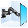 F150 2-7kg 75x75 100x100 Aluminum Gas Spring 360 Degree Rotate Tv Mount Bracket Dual Arm 17"-27" LCD Monitor Stand Mount (Color : with phonemount) view 2