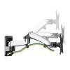 F150 2-7kg 75x75 100x100 Aluminum Gas Spring 360 Degree Rotate Tv Mount Bracket Dual Arm 17"-27" LCD Monitor Stand Mount (Color : with phonemount) view 4