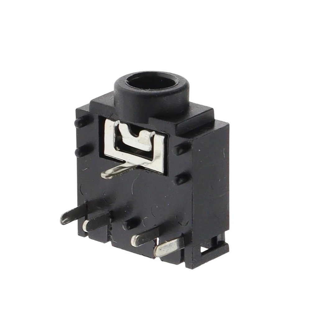 10PCS Headphone Jack 3F07 PJ-307 PJ307 3.5mm Stereo Jack 3.5 Audio Headphone Jack Connector (Color : Black, Size : 10PCS)