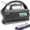 QAUYYW Upgraded 37000mWh Emergency Hand Crank Radio AM/FM with LED Flashlight Solar Radio, Portable Weather Radio, Emergency Cell Phone Charger for Family Outdoor Camping and Emergency Rescue Us view 1