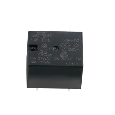 TOBAYA Relays 5PCS/10PCS 812H-1C-C-5V12V24V 5Pin16A 277VAC (Size : 5PCS 812H-1C-C-5)