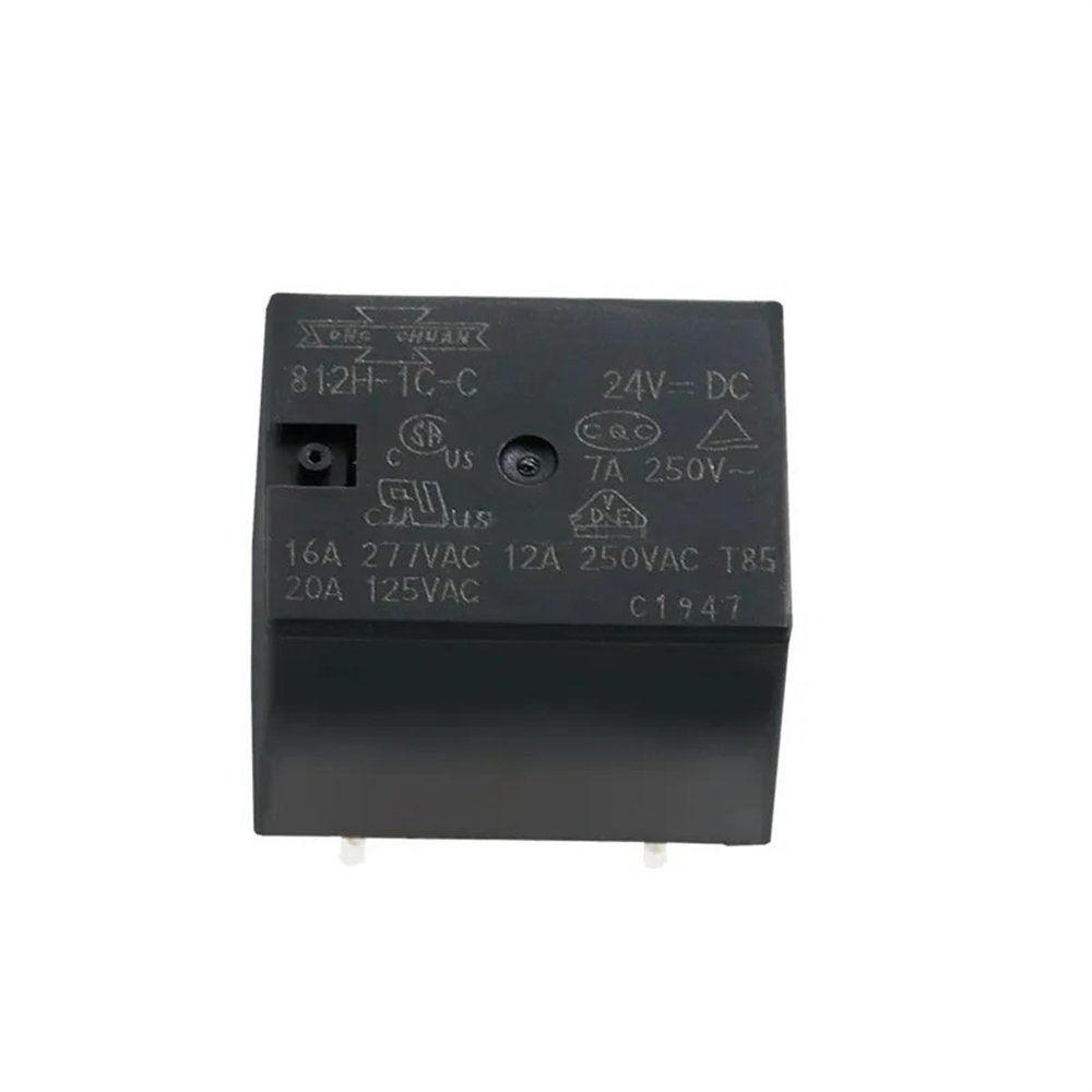TOBAYA Relays 5PCS/10PCS 812H-1C-C-5V12V24V 5Pin16A 277VAC (Size : 5PCS 812H-1C-C-5)