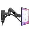 F150 2-10kg 3-12kg Aluminum Air Gas Spring 17"-35" LCD Monitor Wall Mount Bracket Good TV Wall Holder 75x75 100x100 (Color : 3-12KG Black) view 2