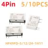 TOBAYA Relays 5PCS/10PCS HF49FD-5/12/24V-1H11 4Pin 5A 250VAC (Size : 5PCS HF49FD-5V-1H11) view 2