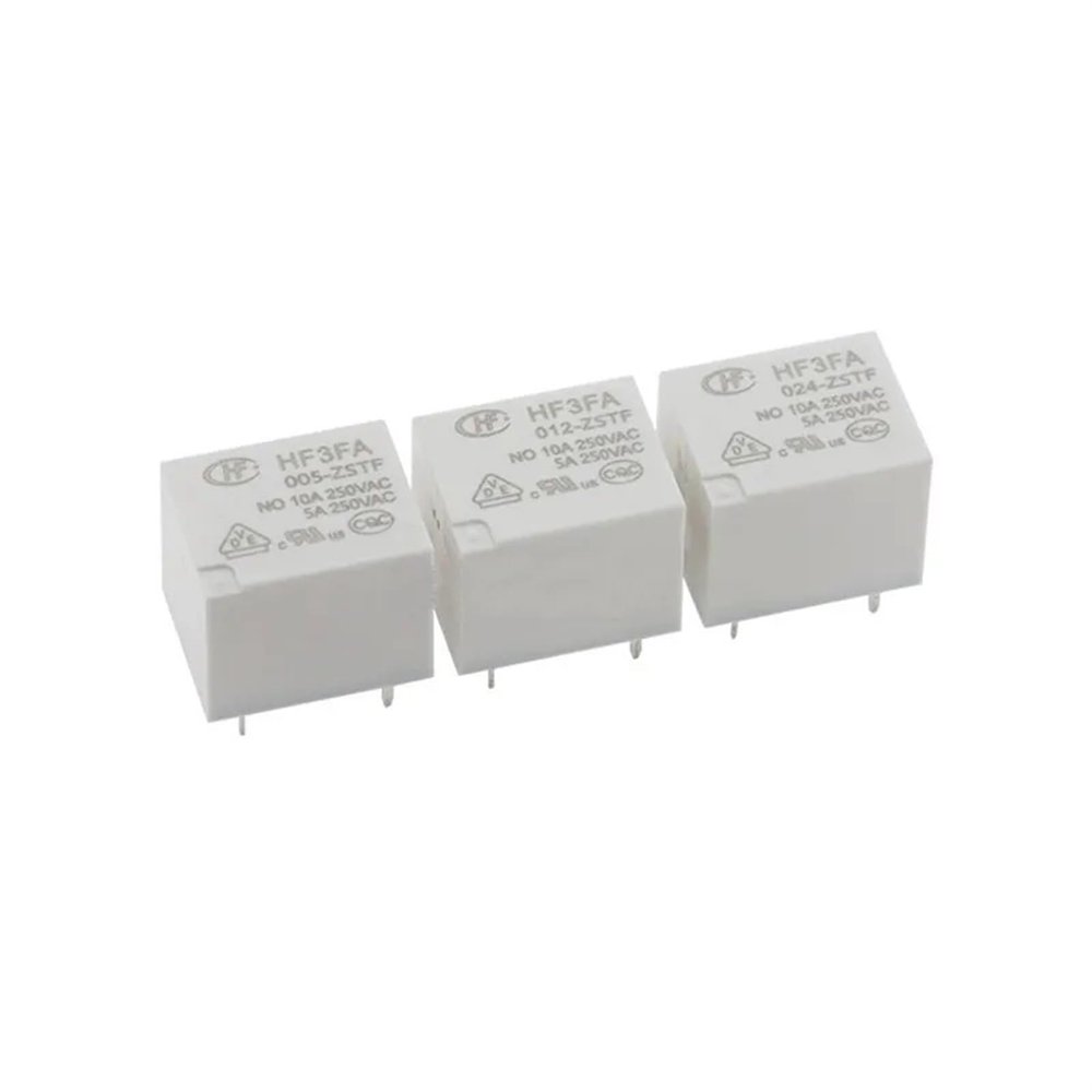 TOBAYA 10PCS Relays HF3FA-005-ZSTF HF3FA-012-ZSTF HF3FA-024-ZSTF 5Pin 10A 250VAC (Size : HF3FA-024-ZSTF)