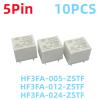TOBAYA 10PCS Relays HF3FA-005-ZSTF HF3FA-012-ZSTF HF3FA-024-ZSTF 5Pin 10A 250VAC (Size : HF3FA-024-ZSTF) view 2