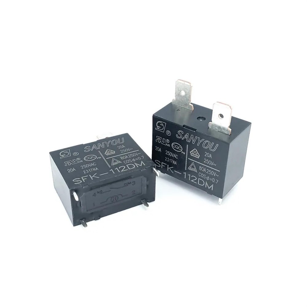 TOBAYA Relays 5PCS/10PCS SFK-112DM Air Conditioning Relay 4Pin 20A 250VAC (Size : 10PCS SFK-112DM)