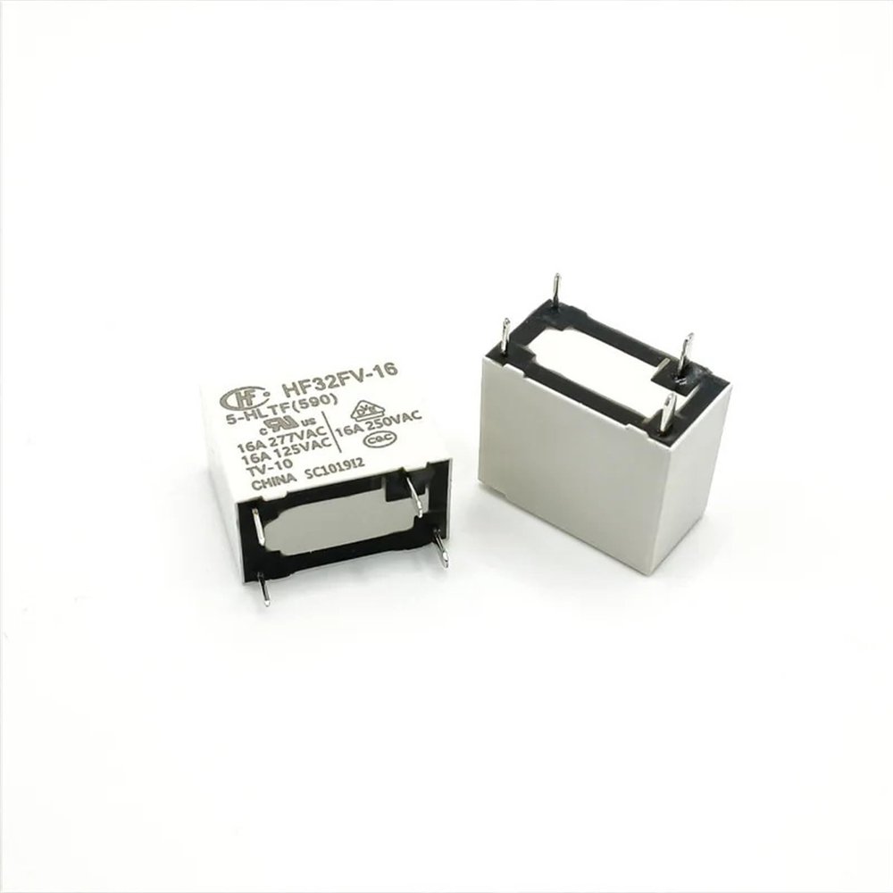 TOBAYA 5PCS/10PCS Relays HF32FV-16-HLTF(5V12V24V) 4Pin 16A 277VAC (Size : 10PCSHF32FV1612VHLTF)