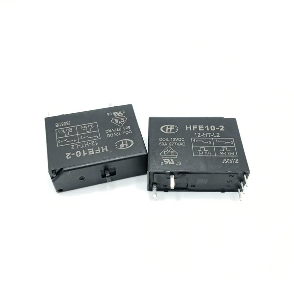 TOBAYA 5PCS Relays HFE10-2-12-HT-L2 HFE10-2-24-HT-L2 50A 277VAC Relays (Size : HFE10-2-24-HT-L2)