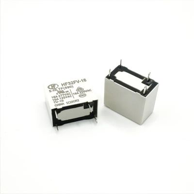 TOBAYA 5PCS/10PCS Relays HF32FV-16-HLTF(5V12V24V) 4Pin 16A 277VAC (Size : 10PCSHF32FV1624VHLTF)