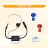 12V Car FM Booster - Booster Amplifier Amp Reduce Noise - DIN Plug Connector Adapter for Car Truck SUV Boat Stereo, Audio, Head Unit Receiver view 2