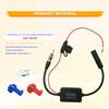 12V Car FM Booster - Booster Amplifier Amp Reduce Noise - DIN Plug Connector Adapter for Car Truck SUV Boat Stereo, Audio, Head Unit Receiver view 4
