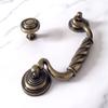 JCAKES Antique Bronze Drawer Knob Dresser Pull Cabinet Knob Kitchen Door Knob Hardware (Size : Dia: 1.25" (32 mm)) view 4