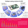 Yahboom Pi 5 4GB Board Starter Kit with 7inch IPS Display, 27W 5.1V/5A Power Adapter Heat Sink, Metal Case, HDMI Cable (Pi5 4GB, 7-in Screen Kit) view 2