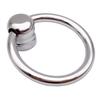 JCAKES Single Drop Pull Rings Drawer Knob Drawer Pull Pendant Dresser Pull Handles Polished Silver Chrome Hardware (Size : Outer Dia: 1.75" (45 mm)) view 1