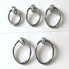 JCAKES Single Drop Pull Rings Drawer Knob Drawer Pull Pendant Dresser Pull Handles Polished Silver Chrome Hardware (Size : Outer Dia: 1.75" (45 mm)) view 2