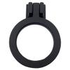 JCAKES Drawer Knob Black Drop Ring Pull Round Cabinet Door Knob Pulls Handle Matte Black Dresser Knobs Rings Drawer Handles Kitchen Hardware view 1
