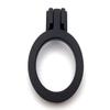 JCAKES Drawer Knob Black Drop Ring Pull Round Cabinet Door Knob Pulls Handle Matte Black Dresser Knobs Rings Drawer Handles Kitchen Hardware view 2