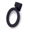 JCAKES Drawer Knob Black Drop Ring Pull Round Cabinet Door Knob Pulls Handle Matte Black Dresser Knobs Rings Drawer Handles Kitchen Hardware view 3