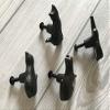 JCAKES Cat Knob Drawer Knobs Dresser Knob Rustic Drawer Pull Antique Black Cast Iron Kitchen Cabinet Door Knobs Drawer Pulls (Color : D) view 4