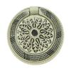 JCAKES 2.3" Dia Vintage Look Single Drop Pull Ring Knob Drawer Pull Pendant Dresser Pull Handles Antique White Bronze view 1