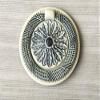 JCAKES 2.3" Dia Vintage Look Single Drop Pull Ring Knob Drawer Pull Pendant Dresser Pull Handles Antique White Bronze view 2