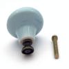 JCAKES 1.75" Dia Ceramic Drawer Knob Beige Drawer Pull Dresser Cabinet Knob Kitchen Door Knob Hardware (Color : Light Blue) view 4