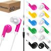60 Pack Earbud Bulk Kids Headphone for Classroom School, Wholesale Class Room Students Wired Earphones with 3.5 mm Jack for Computers Chromebook Laptop PC (Mixed Colors) view 1