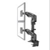 H180 22"-32" Double Monitor Desk Holder Arm Gas Spring Full Motion LCD TV Mount 2-12kg Ergonomica Dual Arm Clamp Bracket view 1