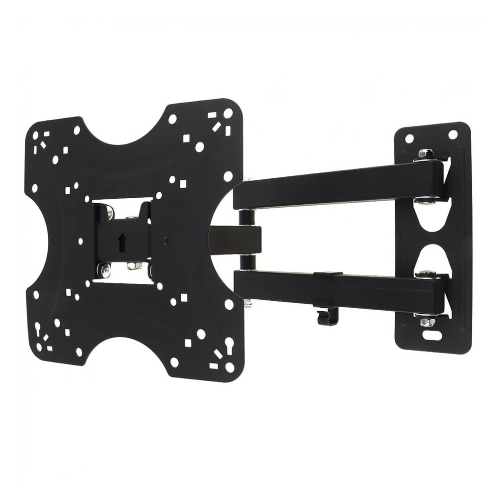 Adjustable Frosted Material TV Wall Mount Bracket Flat Panel TV Frame with Accessories for 17-32 Inch LCD LED Monitor Flat Pan