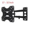 Adjustable Frosted Material TV Wall Mount Bracket Flat Panel TV Frame with Accessories for 17-32 Inch LCD LED Monitor Flat Pan view 2