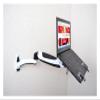 UPGENT GM112WLDM Wall Mount Laptop Holder Gas Spring Arm Aluminum Alloy Full Motion 10-17 Inch Laptop/Notebook Mount Support Lapdesk view 1