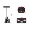 2pcs 20KG Metal Lengthened and Thickened Speaker Stand Support Horizontal 360 Degrees and Vertical 180 Degrees Rotation view 3