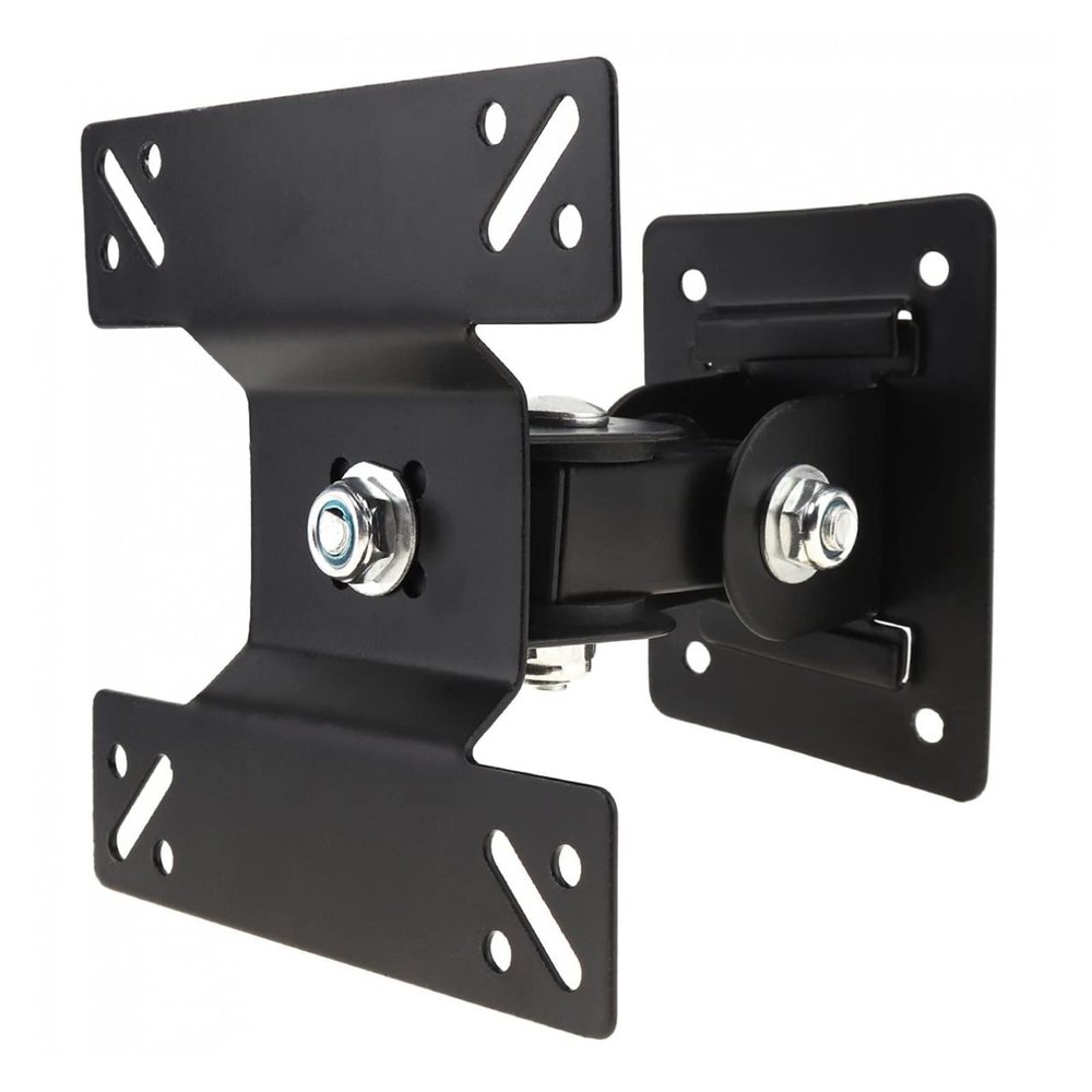 15KG Adjustable 14-27 Inch TV Wall Mount Bracket Flat Panel TV Frame Support 180 Degree Rotation for LCD LED Monitor Flat Pan
