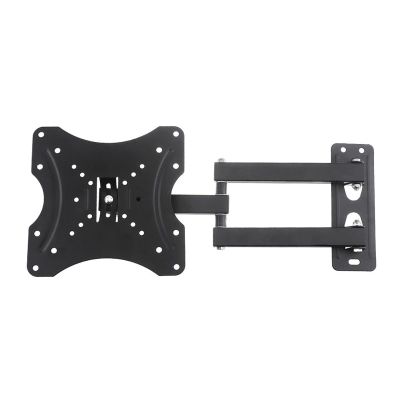 35KG Adjustable TV Wall Mount Bracket Flat Panel TV Frame 15 Degrees Tilt with Level for 14-42 Inch LCD LED Monitor Flat Pan
