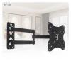 35KG Adjustable TV Wall Mount Bracket Flat Panel TV Frame 15 Degrees Tilt with Level for 14-42 Inch LCD LED Monitor Flat Pan view 2