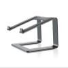 AP-9 Aluminum Alloy 11-17 Inch Notebook Laptop Stand Ergonomic Notebook Cooler Laptop Cooling Black Silver Grey (Color : Dark Grey) view 1