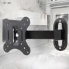 10KG 14-26 Inch TV Wall Mount Bracket Flat Panel TV Frame Support 15 Degrees Tilt for LCD LED Monitor Flat Pan view 2