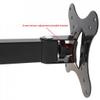 10KG 14-26 Inch TV Wall Mount Bracket Flat Panel TV Frame Support 15 Degrees Tilt for LCD LED Monitor Flat Pan view 4